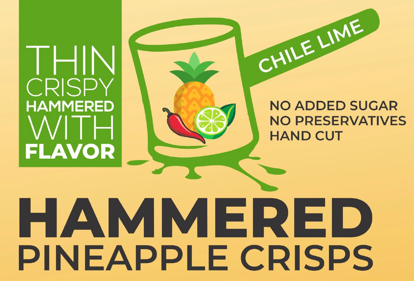 Chile Lime Pineapple Crisps - 2oz Bag
